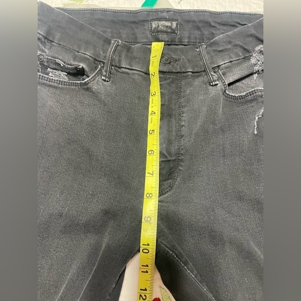 MOTHER Looker Ankle Fray in Guilty As Sin Size 27 - Picture 10 of 15